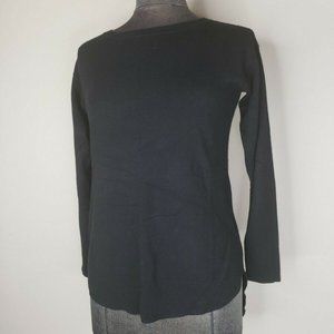 Cyrus Womens Black Knit Tunic Sweater Size Small